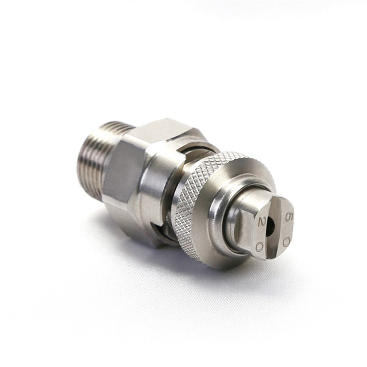 Stainless Steel Quick VeeJet Flat Fan Spray Nozzles